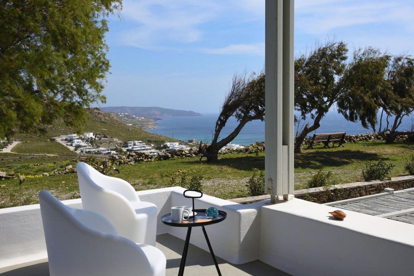 Villa Dafni 4Bed With Pool In Kalafatis Spilia Mykonos Town エクステリア 写真