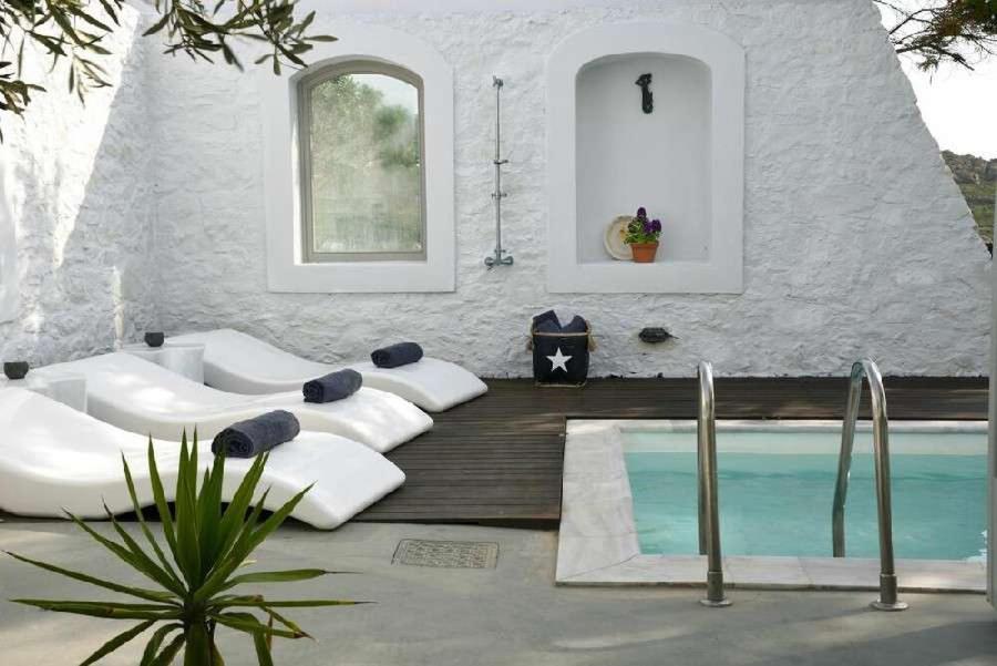 Villa Dafni 4Bed With Pool In Kalafatis Spilia Mykonos Town エクステリア 写真